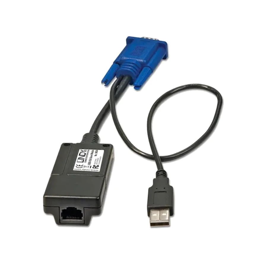Lindy CAT-32 IP Computer Access Module, USB and VGA