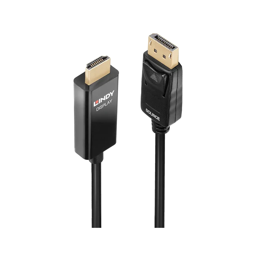 Lindy 5m DP to HDMI Adapter Cable with HDR, product photo