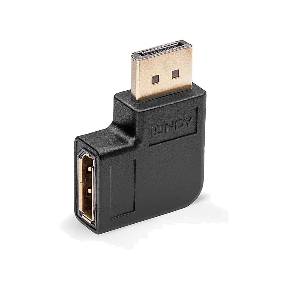 Lindy DisplayPort 1.4 Left Angled Adapter