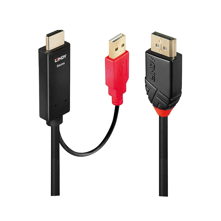 Lindy 1m HDMI to DisplayPort Cable