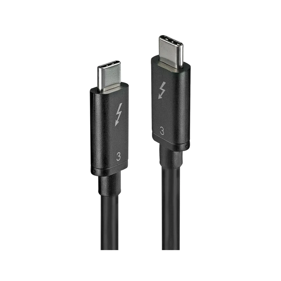 Lindy 0.5m Thunderbolt 3 Cable, Passive