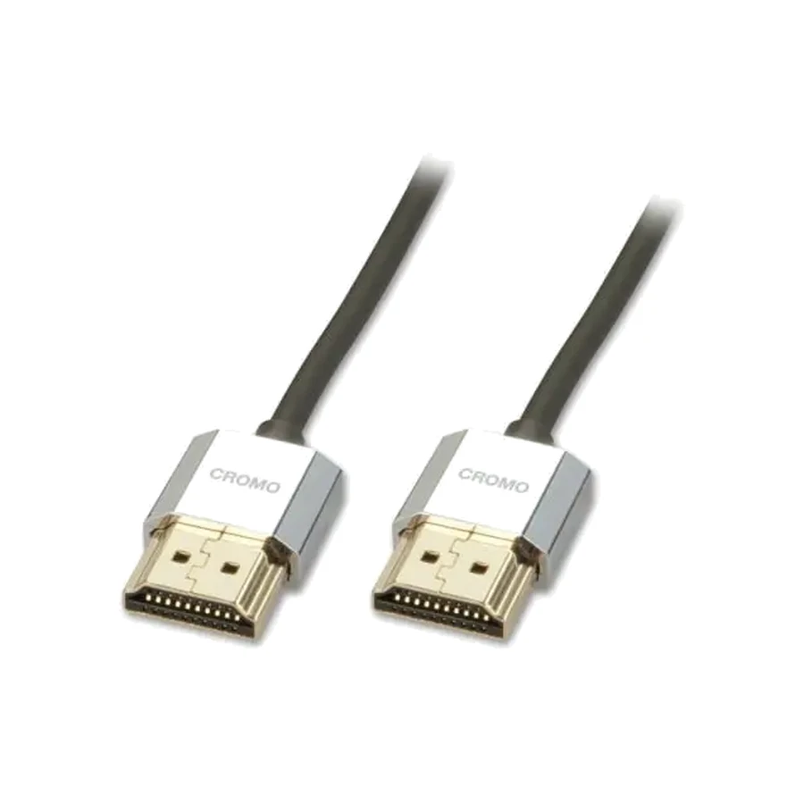 Lindy 1m CROMO Slim High Speed HDMI Cable with Ethernet