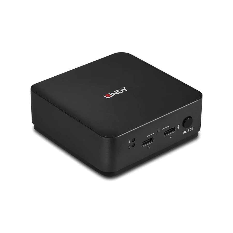 Lindy 2 Port Type C, Dual HDMI 4K60 KVM Switch