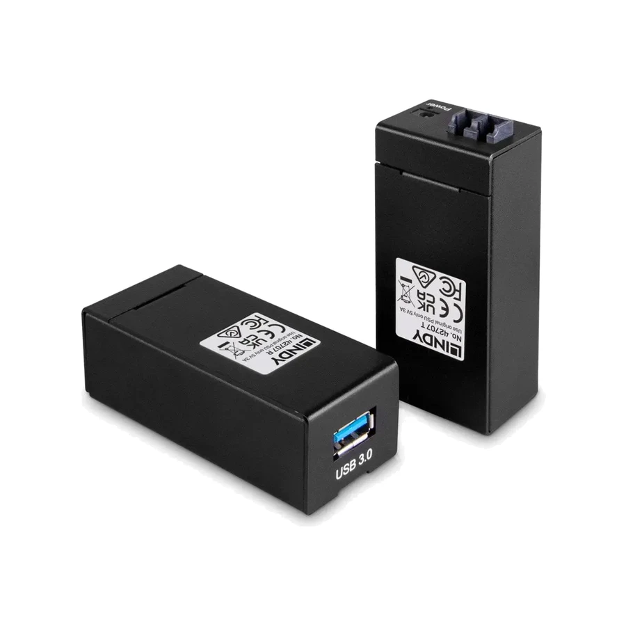 Lindy 200m Fibre Optic USB 3.0 Extender
