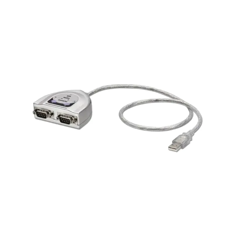 Lindy USB to 2 Port Serial Converter, product photo