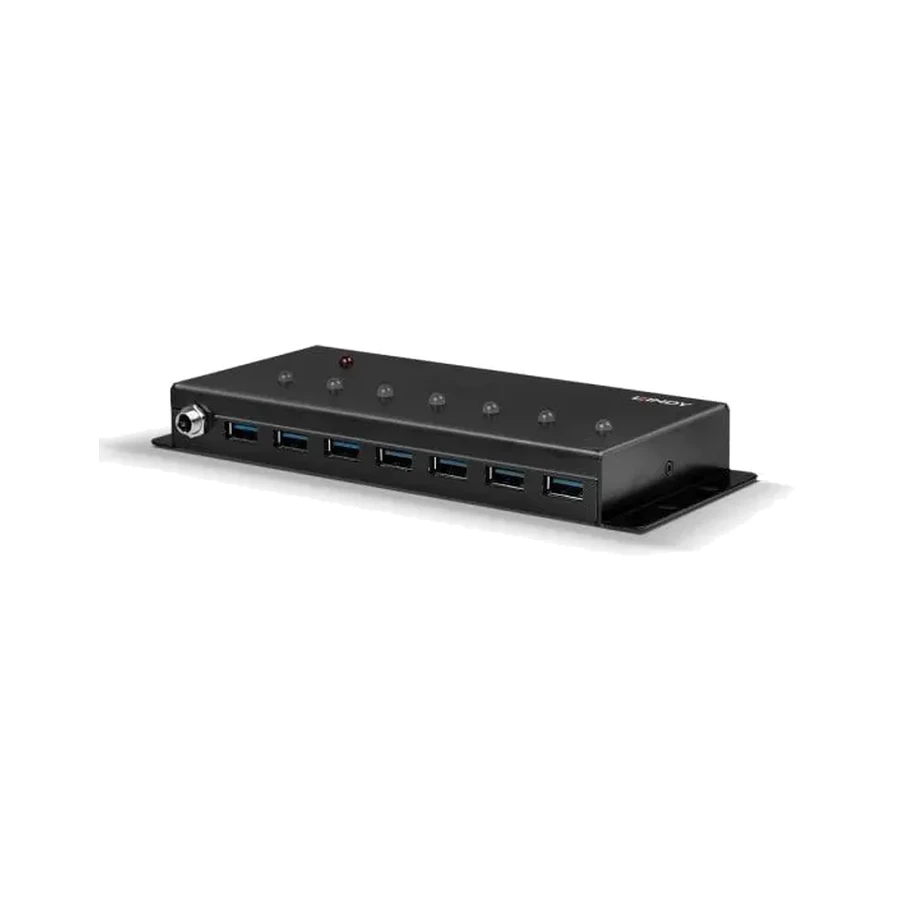 Lindy 7 Port USB 3.0 Metal Hub, product photo