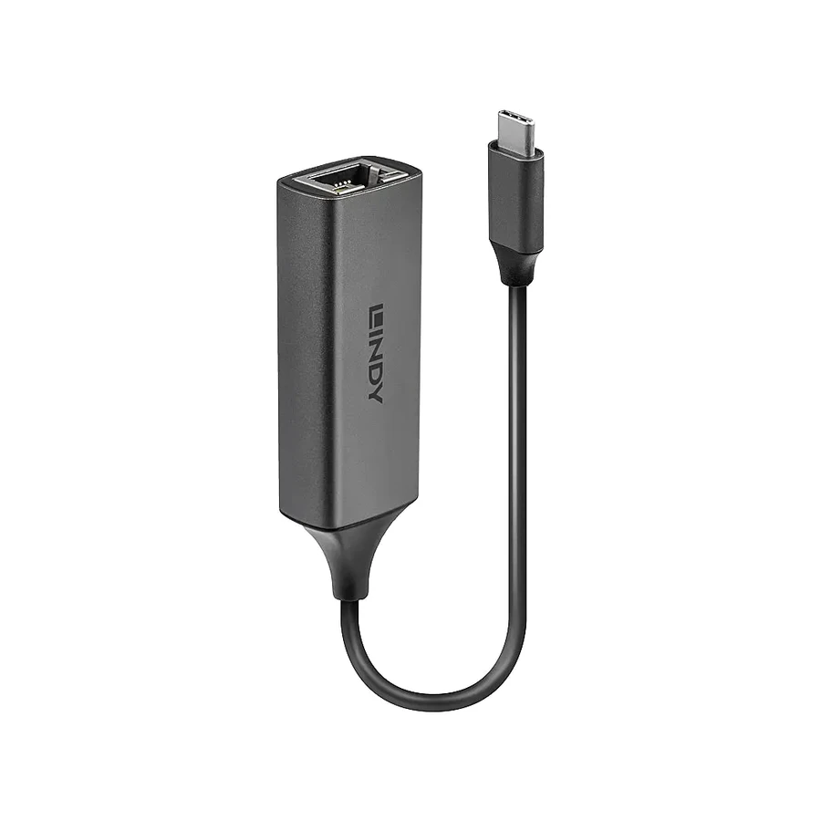 Lindy USB 3.2 Type C Gigabit Ethernet Converter, product photo