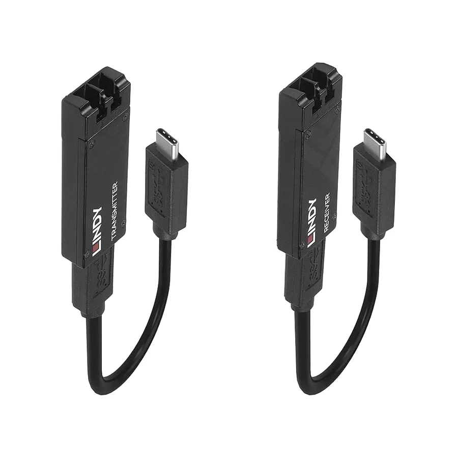 Lindy 100m Fibre Optic USB 3.2 Type C Extender