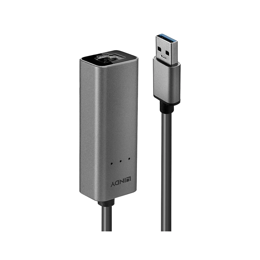 Lindy USB 3.0 to 2.5G Ethernet Converter, product photo