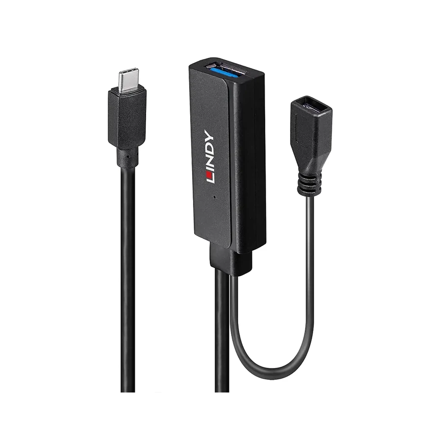 Lindy 5m USB 3.2 Gen 1 C/A Active Extension, product photo