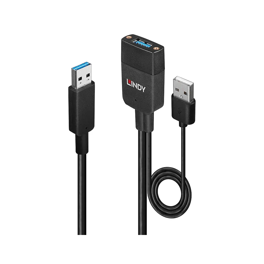 Lindy 35m Hybrid USB 3.2 Gen 2 Type A Cable, product photo