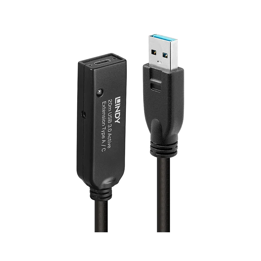 Lindy 20m USB 3.0 Active Extension Type A to C