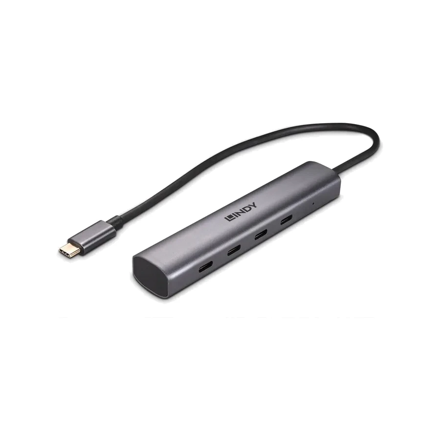 Lindy 4 Port USB 3.2 Gen 2 Type C Hub