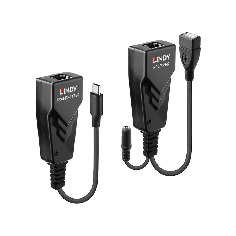 Lindy 100m USB 2.0 Type C Cat.6 Extender
