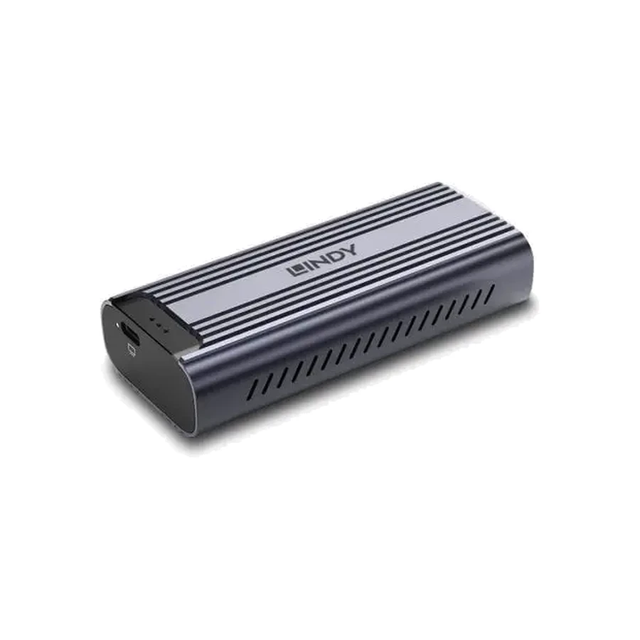 Lindy 43394 storage drive enclosure SSD enclosure Grey M.2
