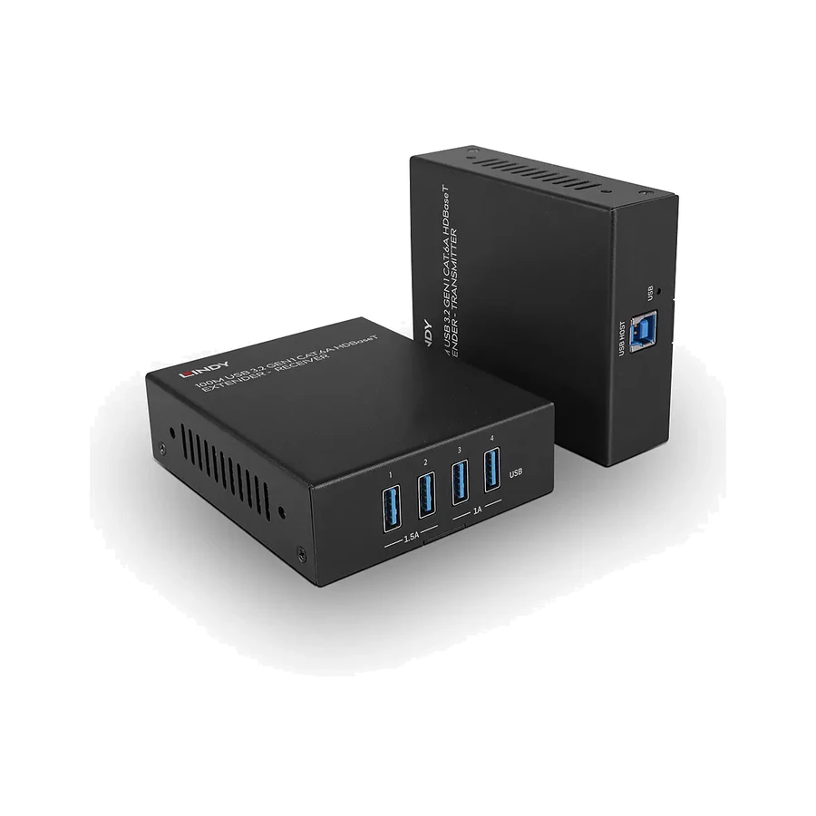 Lindy 100m USB 3.2 Gen 1 Cat.6A HDBaseT Extender