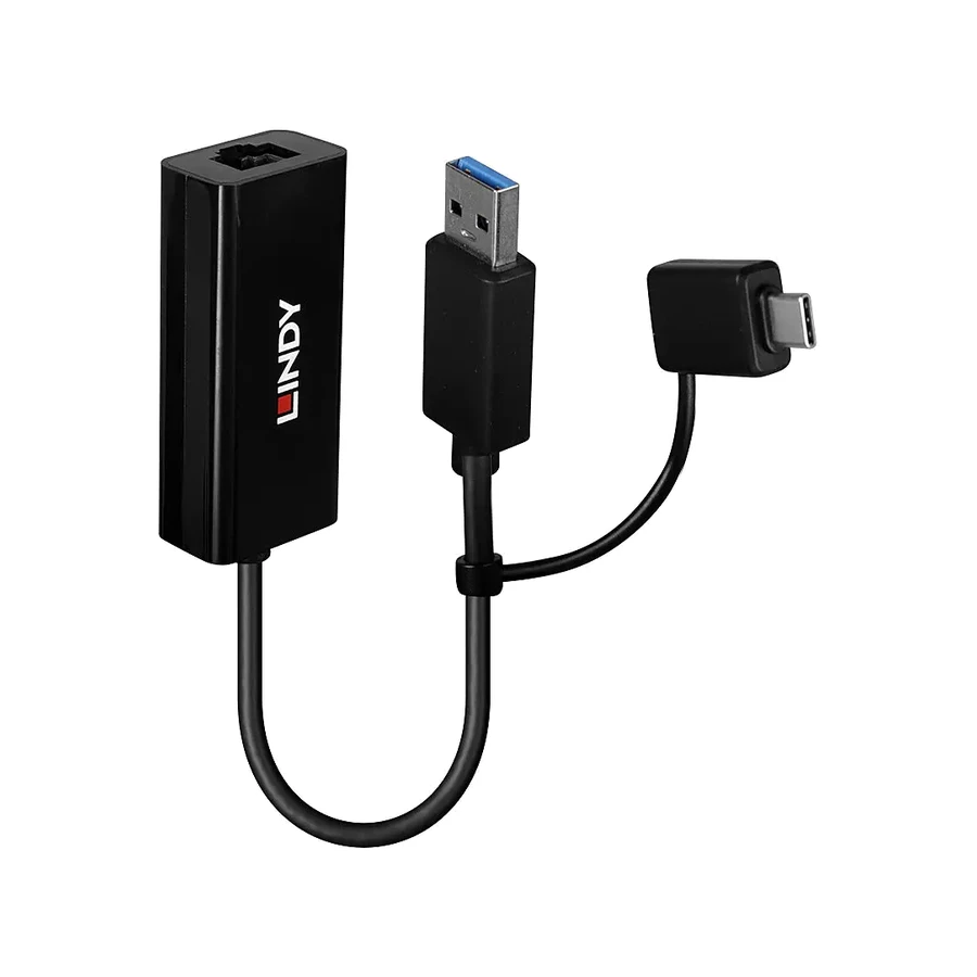 Lindy USB 3.2 Gen 1 Gigabit Ethernet Converter