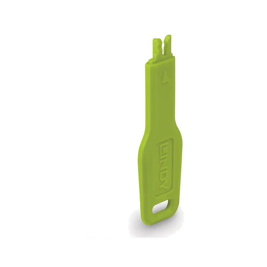 Lindy RJ45 Port Blocker key, Green, product photo