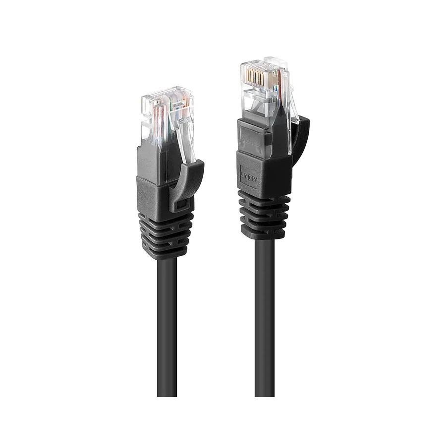 Lindy 15m Cat.6 U/UTP Network Cable, Black