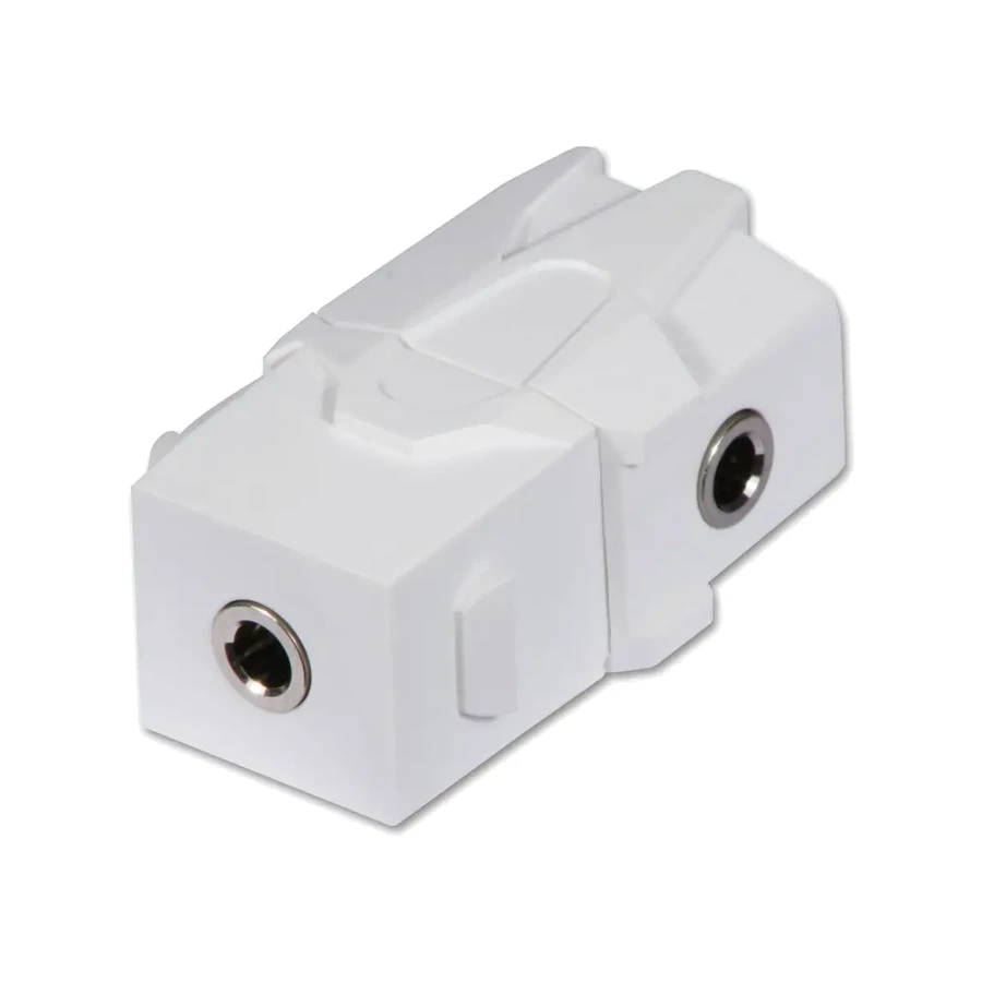 Lindy 90 Degree 3.5mm Stereo Keystone, product photo