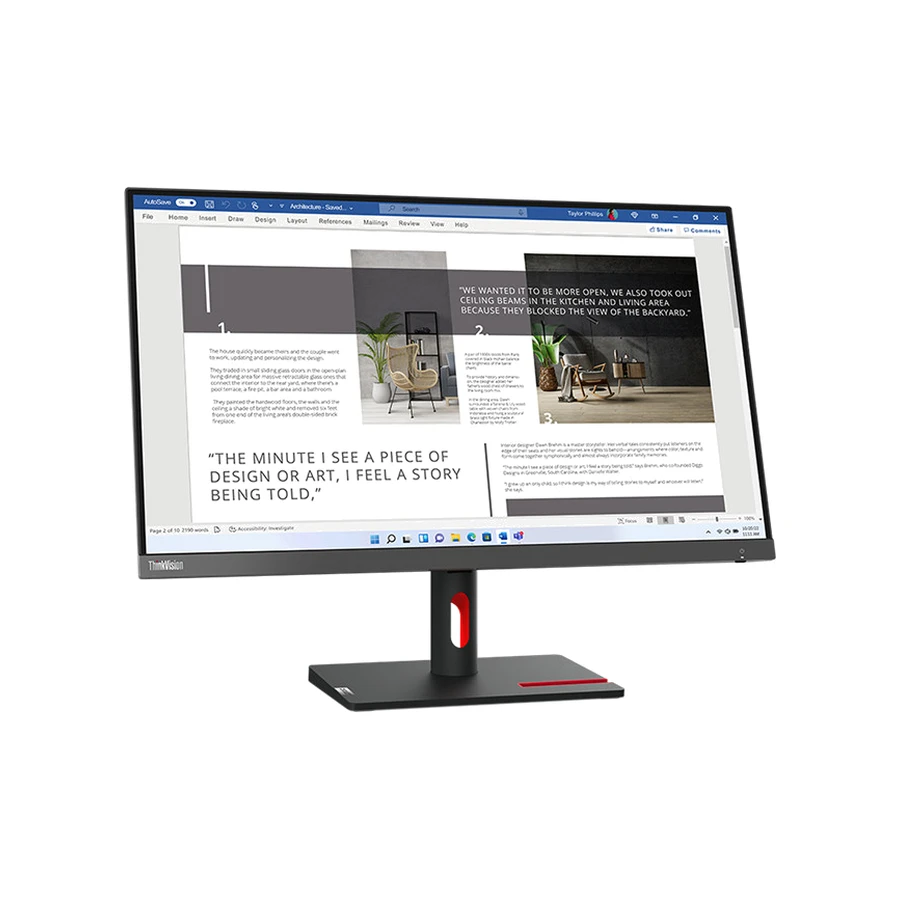 Lenovo ThinkVision S27i-30 computer monitor 68.6 cm (27") 1920 x 1080 pixels Full HD LED Grey