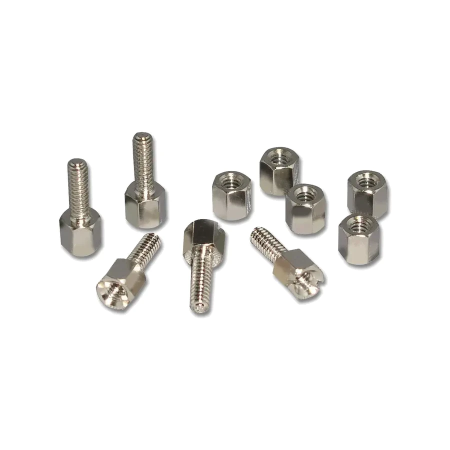 Lindy Holding Posts and Nuts for VGA Faceplate, Pack of 50