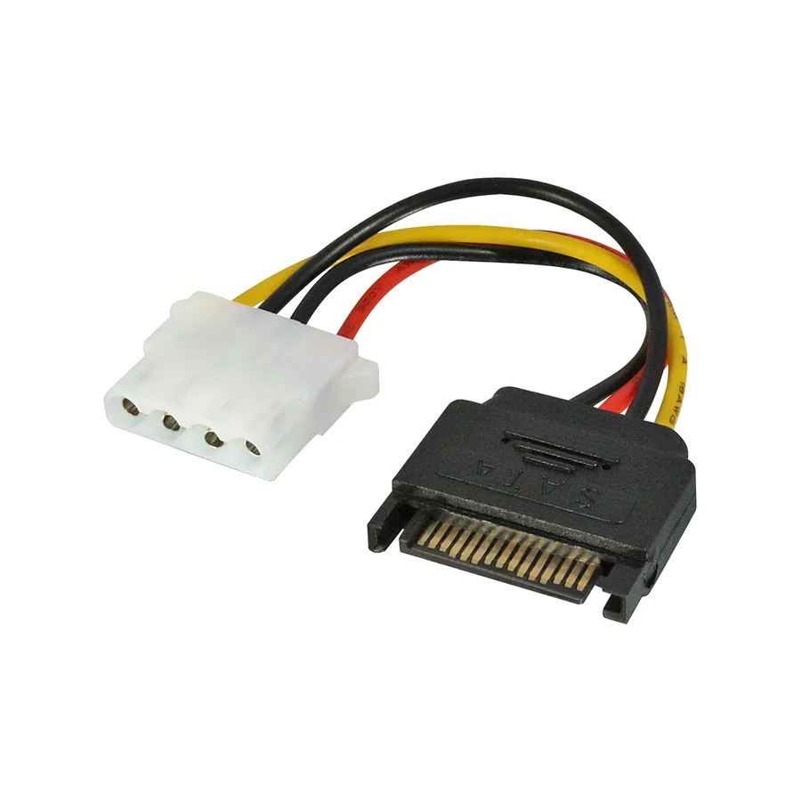 Lindy 0.15m SATA Power Connector to LP4 Power Cable