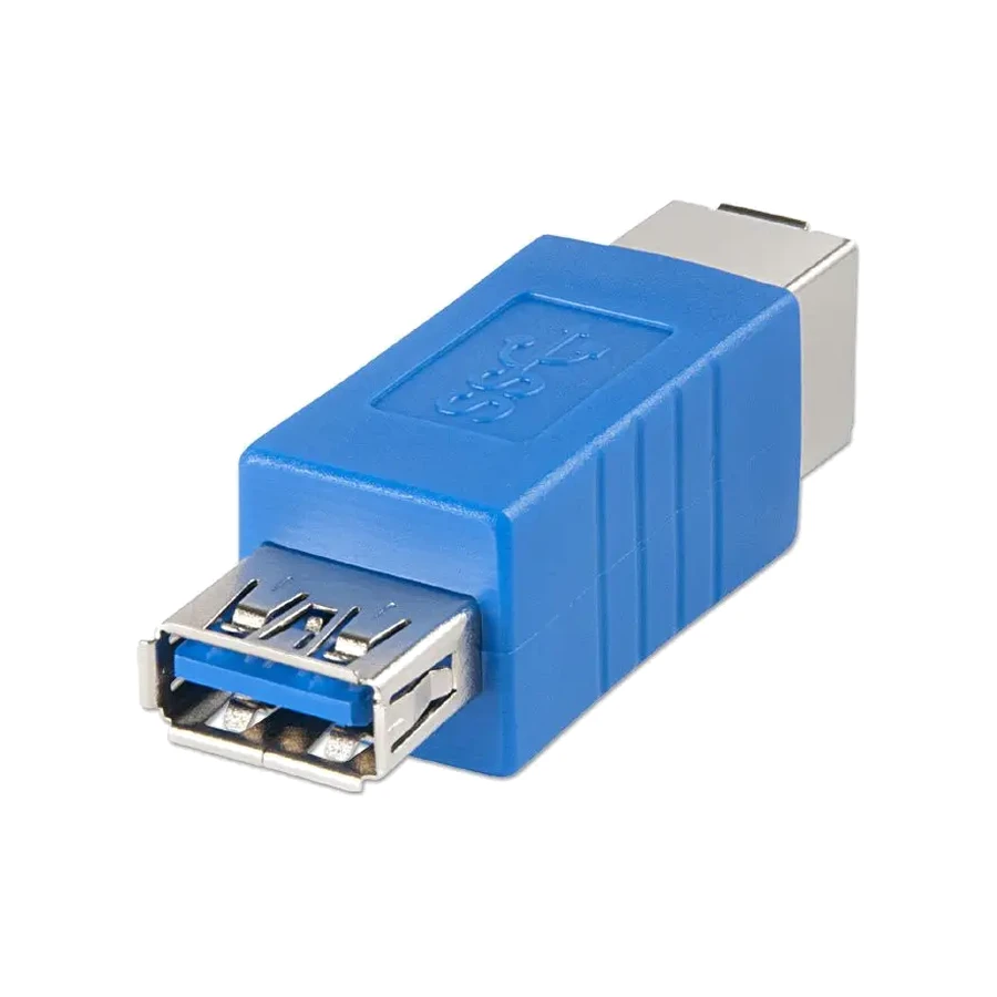 Lindy USB 3.2 Adapter, USB A Female to B Female