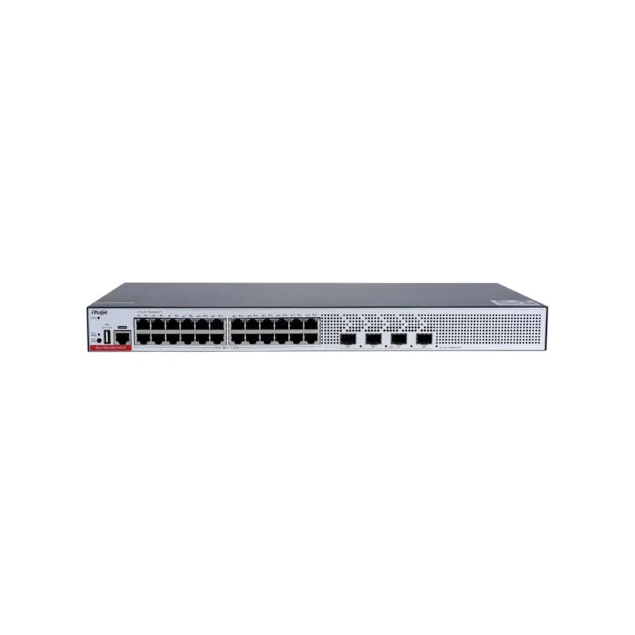 Ruijie Networks RG-CS83-24GT4XS-P network switch Managed L3 Gigabit Ethernet (10/100/1000) Power over Ethernet (PoE) 1U Grey