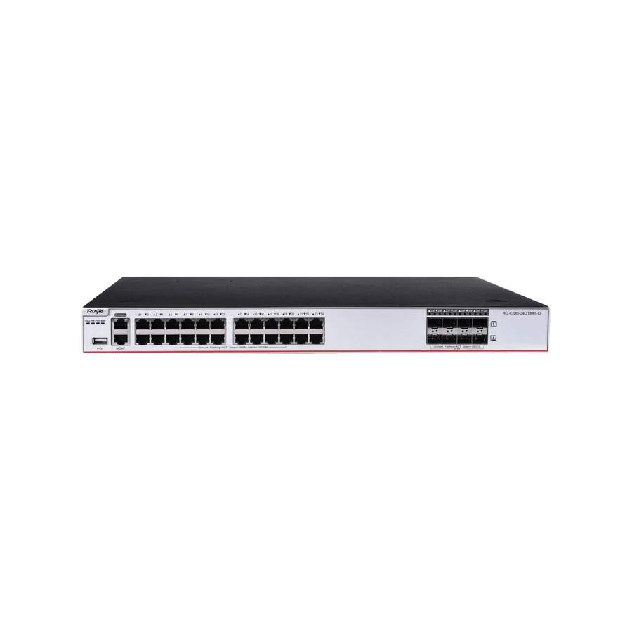 Ruijie Networks RG-CS85-24GT8XS-D network switch Managed L3 Gigabit Ethernet (10/100/1000) 1U Grey