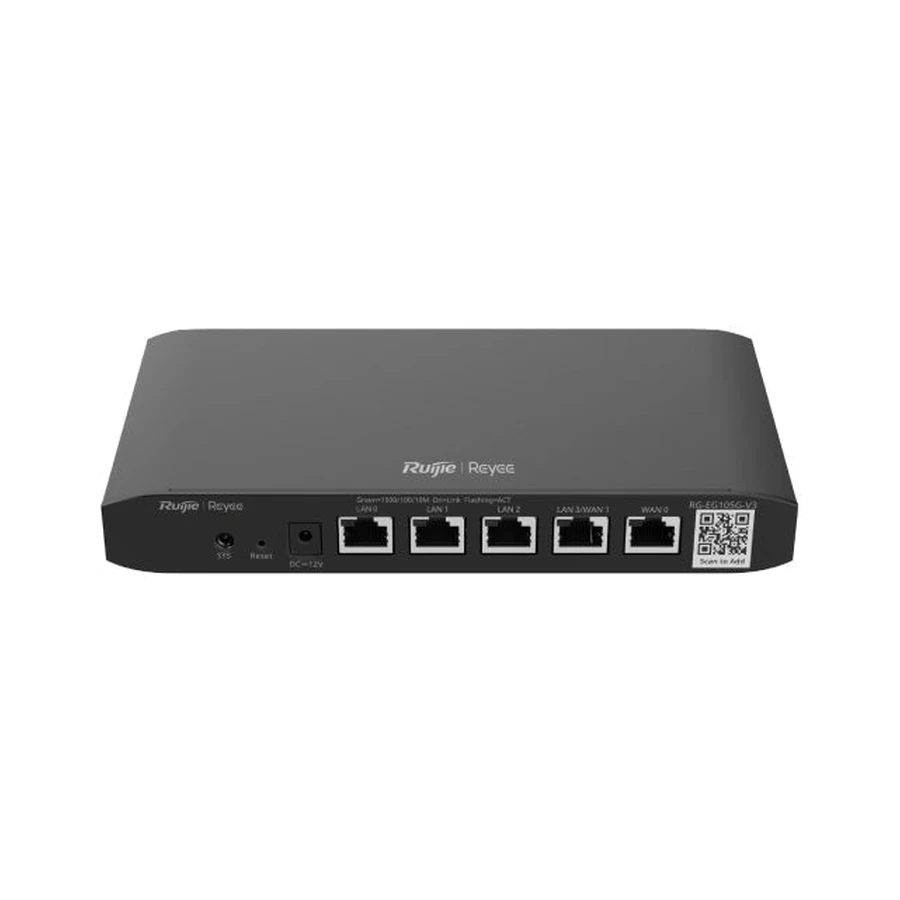 Ruijie Networks RG-EG105G-P-V3 wired router Gigabit Ethernet Black