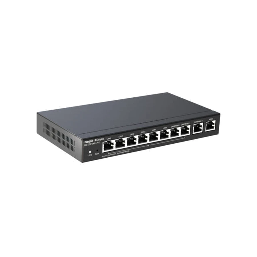 Ruijie Networks RG-EG310GH-P-E wired router Black