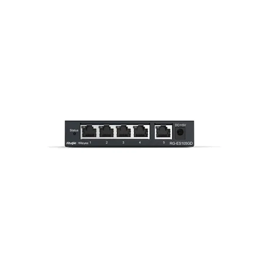 Ruijie Networks RG-ES105GD network switch Unmanaged Gigabit Ethernet (10/100/1000) Black