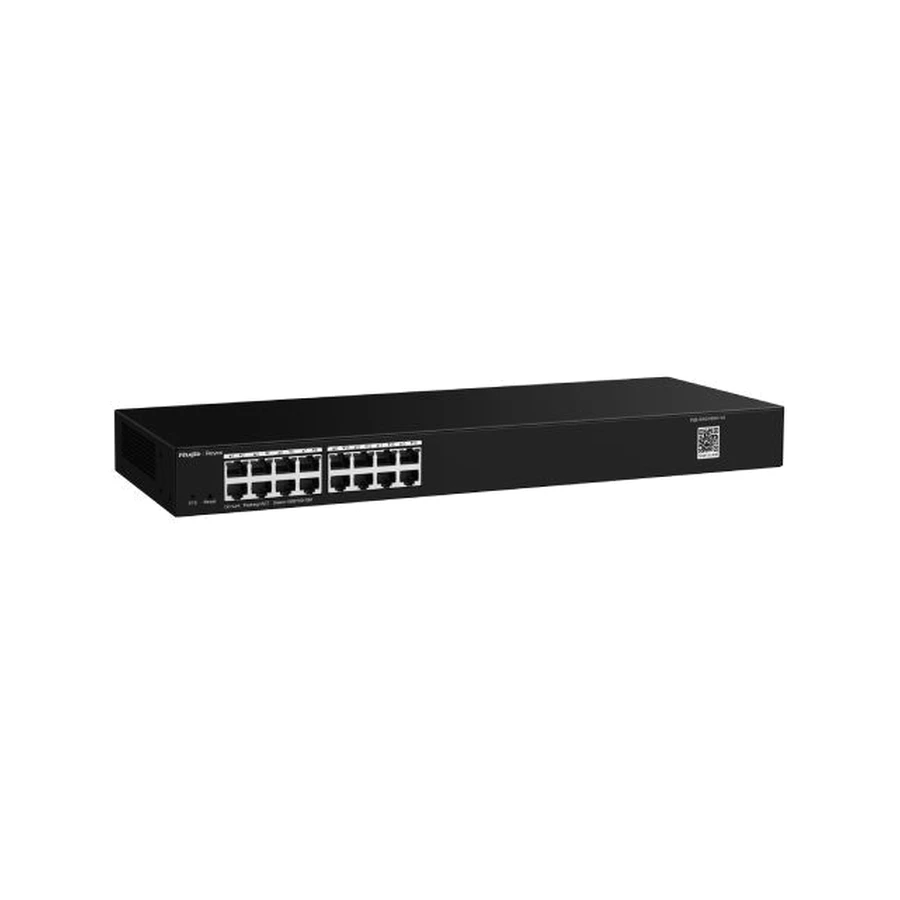 Ruijie Networks RG-ES200 Managed L2 Gigabit Ethernet (10/100/1000) Desktop/Wall-Mounting Black