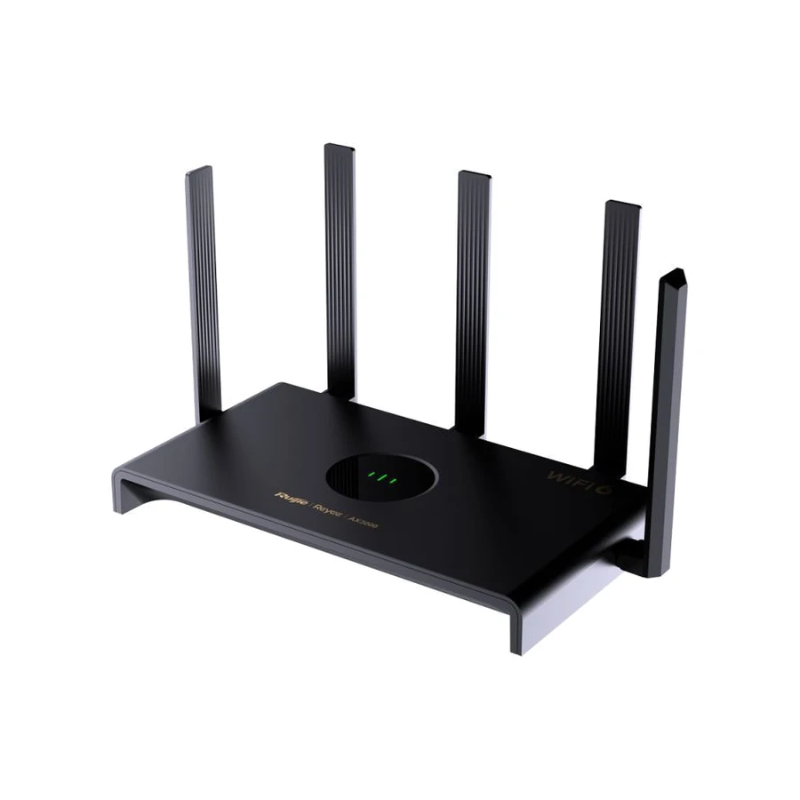 Ruijie Networks RG-EW3000GX PRO wireless router Gigabit Ethernet Dual-band (2.4 GHz / 5 GHz) Black
