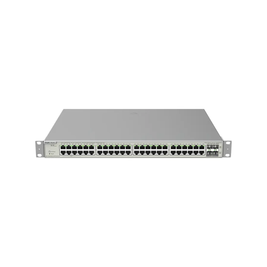 Ruijie Networks RG-NBS5200-48GT4XS-UP network switch Managed L3 Gigabit Ethernet (10/100/1000) Power over Ethernet (PoE) Grey