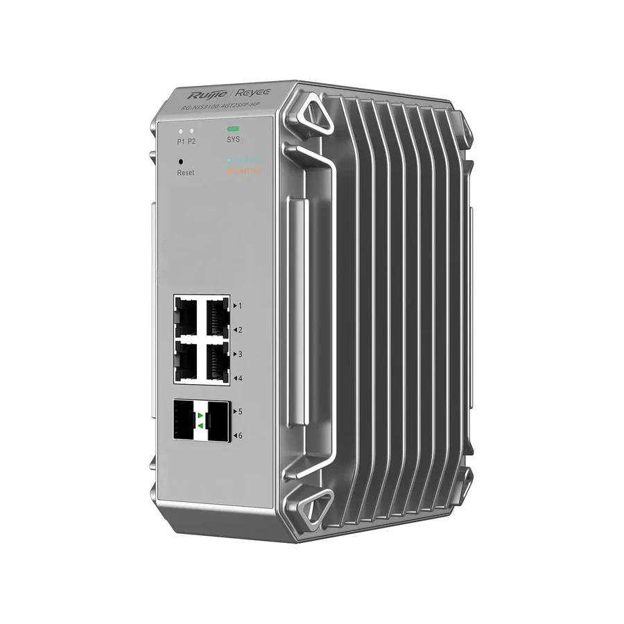 Ruijie Networks RG-NIS3100-8GT4SFP-HP network switch Managed L2 Gigabit Ethernet (10/100/1000) Power over Ethernet (PoE) Grey